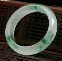 Fusion Natural Jade Bangle Bracelet