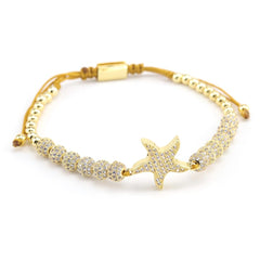Luxury Jewelry Women's Bracelet in the Form of a Starfish