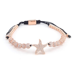 Luxury Jewelry Women's Bracelet in the Form of a Starfish