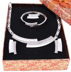 Beaded Wedding Jewelry Set