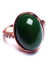 Natural Green Jade Ring