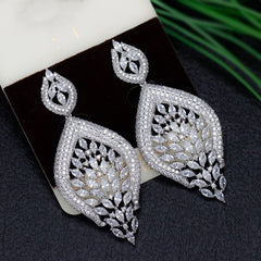 Luxury Long Pendant Earrings for Brides