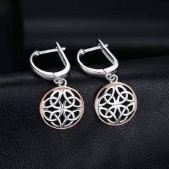 Women's Celtic Knot Drop Earrings