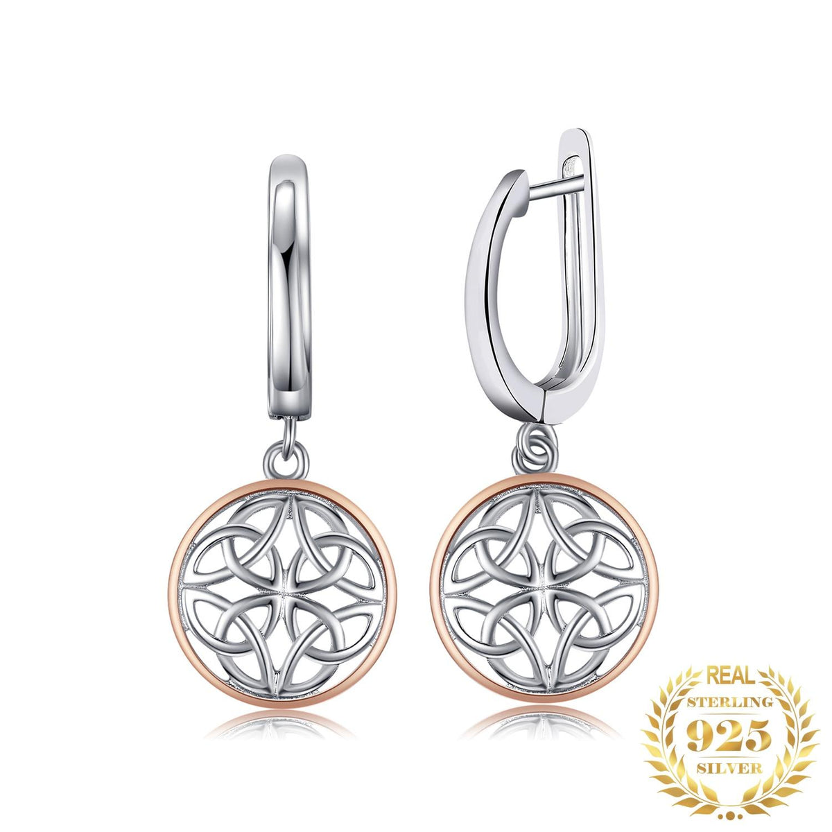 Women's Celtic Knot Drop Earrings