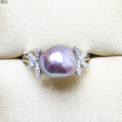 Elegant Natural Pearl Ring for Women
