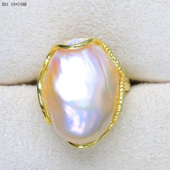 Bohemian Adjustable Pearl Ring for Women
