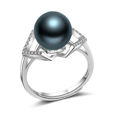 925 Sterling Silver Pearl Ring for Women
