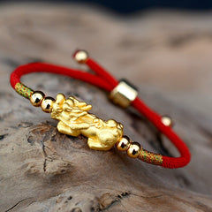 Red Rope Tibetan Buddhist Bracelet