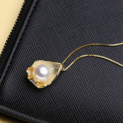 Colorful  925 Silver Pearls Necklace and Earrings Women's Jewelry 3 pcs Set