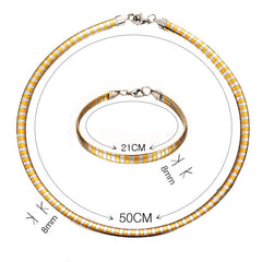 Women's Snake Chain Jewelry Set