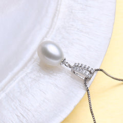 Classic 925 Silver Pearls Women's Jewelry 4 pcs Set