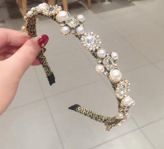 Luxury Vintage Baroque Rhinestone Headband
