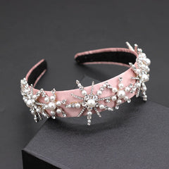 Women's Star Patterned Rhinestone Headband