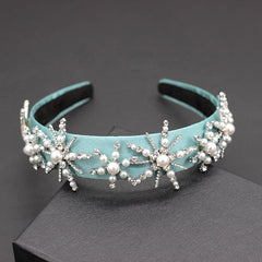 Women's Star Patterned Rhinestone Headband