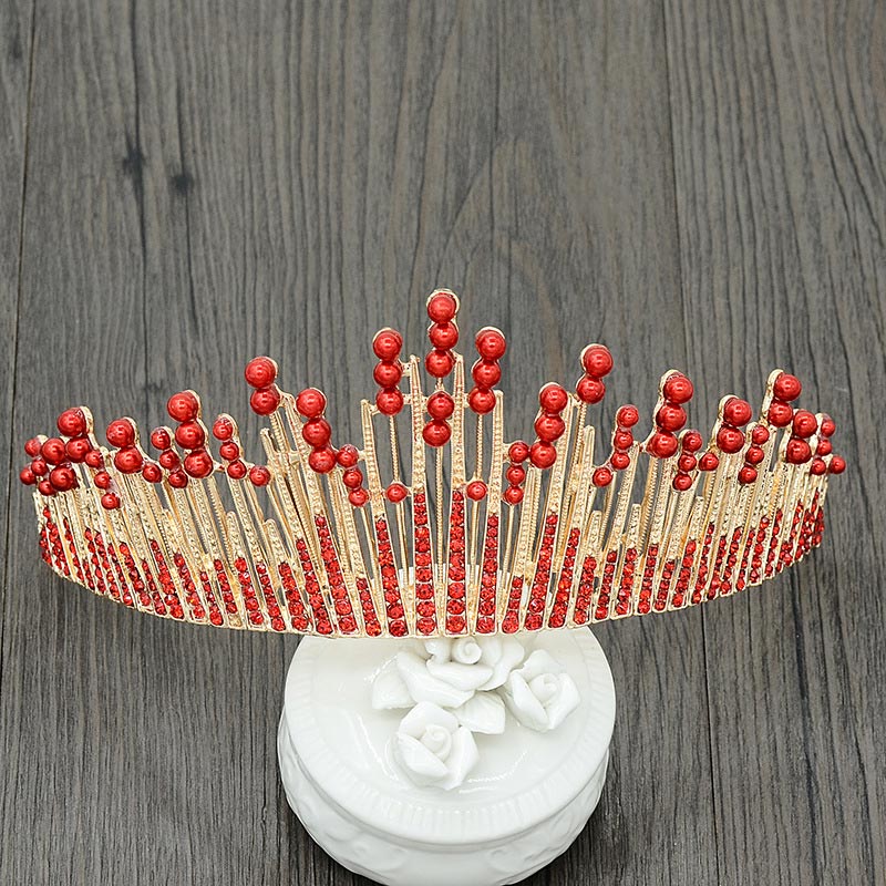 Luxury Pearls / Crystal Hair Tiara for Women