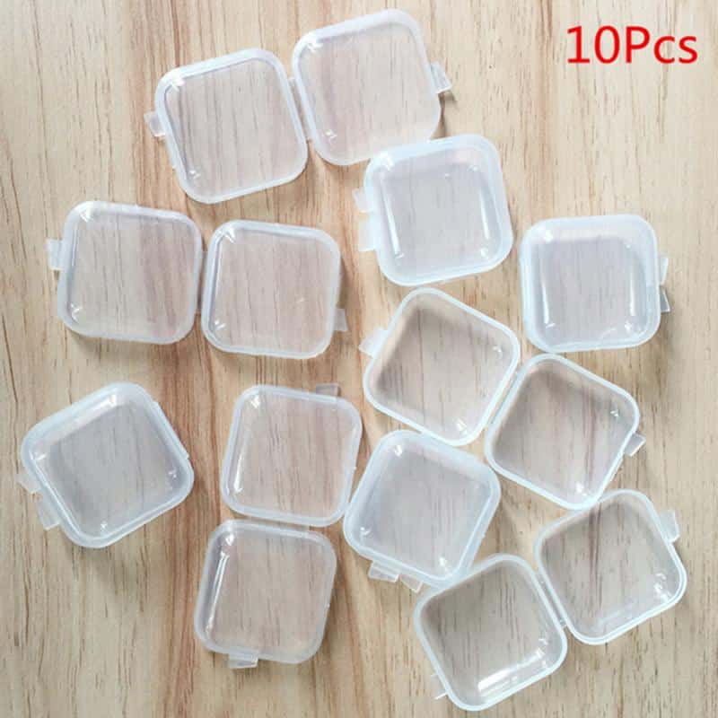 Mini Transparent Jewelry Storage Cases Set