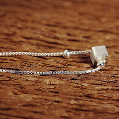 Elegant Minimalistic Silver Women's Anklet