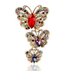 Women's Vintage Style Butterflies Brooch