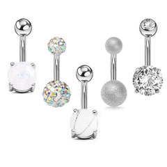 Belly Button Rings Set