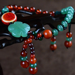 Romantic Boho Beaded Natural Stone Anklet