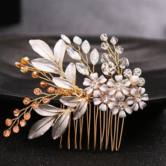 Hair Side Comb with Rhinestones