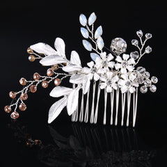 Hair Side Comb with Rhinestones