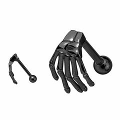 Women's Skeleton Hand Eyebrow Piercing Jewelry