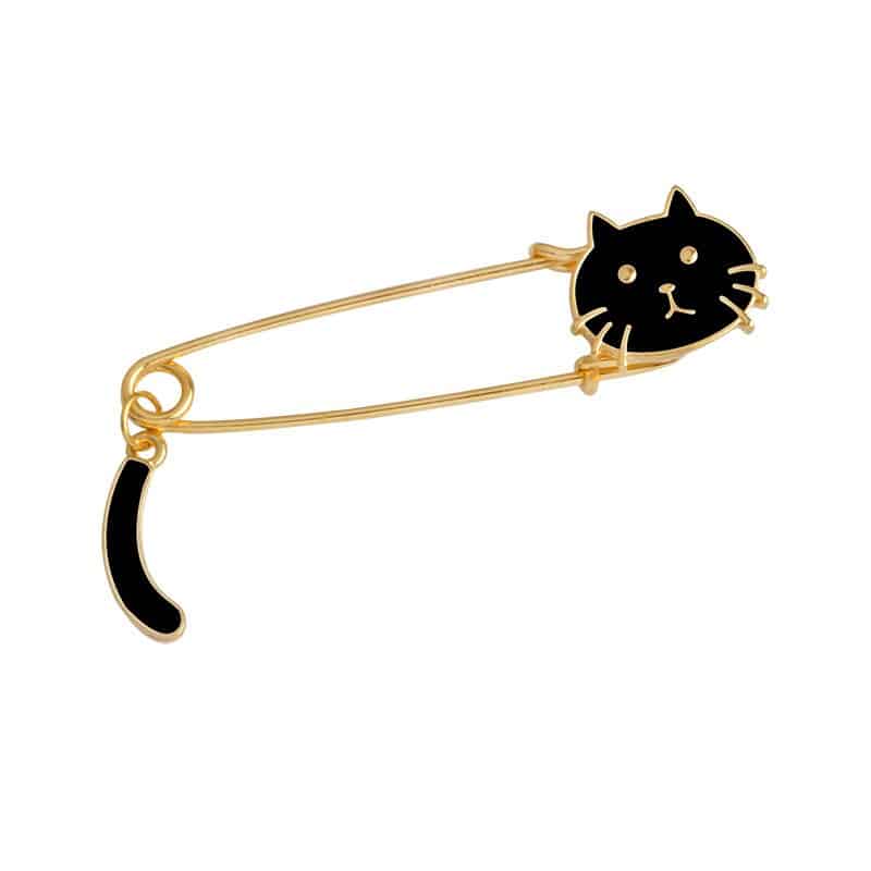 Cat Shaped Enamel Pins