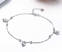 Classic Heart Charms Women's Anklet