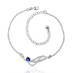 Women's Silver Plated Anklet
