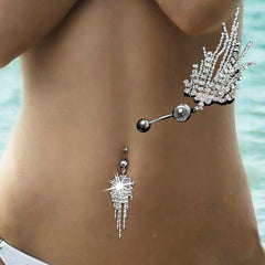 Luxury Titanium Steel Belly Piercing