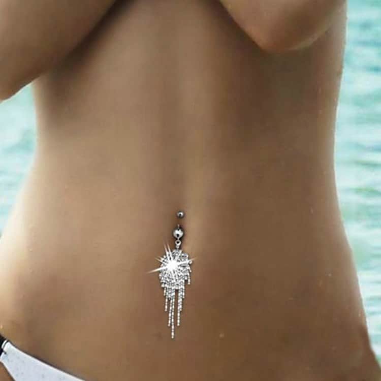 Luxury Titanium Steel Belly Piercing