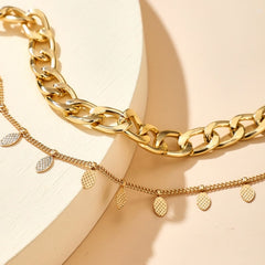 Fashion Gold Pendant Anklet