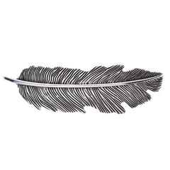 Women's Boho Feather Shaped Hair Clip