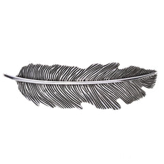 Women's Boho Feather Shaped Hair Clip