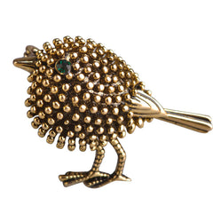 Women's Vintage Bird Brooch