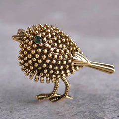 Women's Vintage Bird Brooch