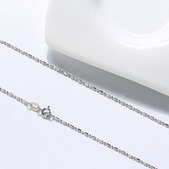 Thin Sterling Silver Women's Bead Chain