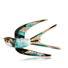 Women's Swallow Shaped Brooch