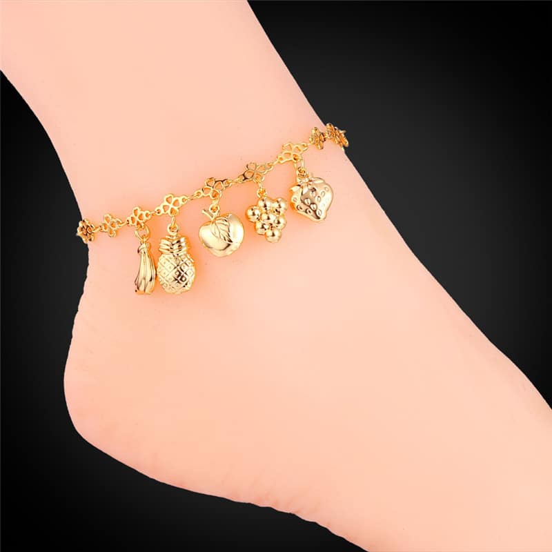 Fruit Charm Women's Anklet