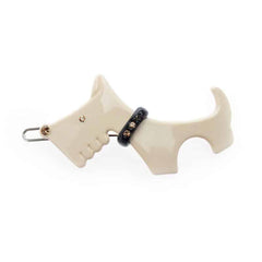 Female Hair Clip with Dog Silhouette