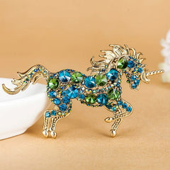 Kawaii Vintage Horse Shaped Women's Brooches