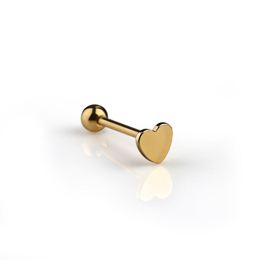 Cute Heart Tongue Ring