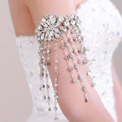 Women's Shiny Armband with Crystals