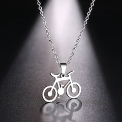 Men's Bicycle Necklace