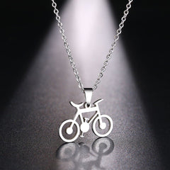 Men's Bicycle Necklace