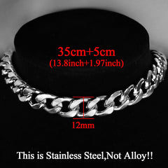 Men's Thick Cuban Link Chain Choker