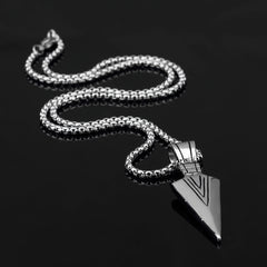 Men's Arrowhead Pendant Necklace