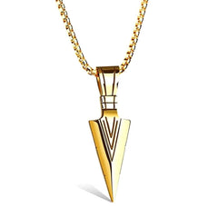 Men's Arrowhead Pendant Necklace
