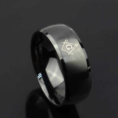 Charming Masonic Stainless Steel Men's Ring